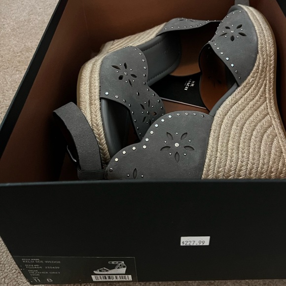 Coach Kelsi Susde Wedge, Heather Grey, NWT, size 11 - Picture 4 of 5